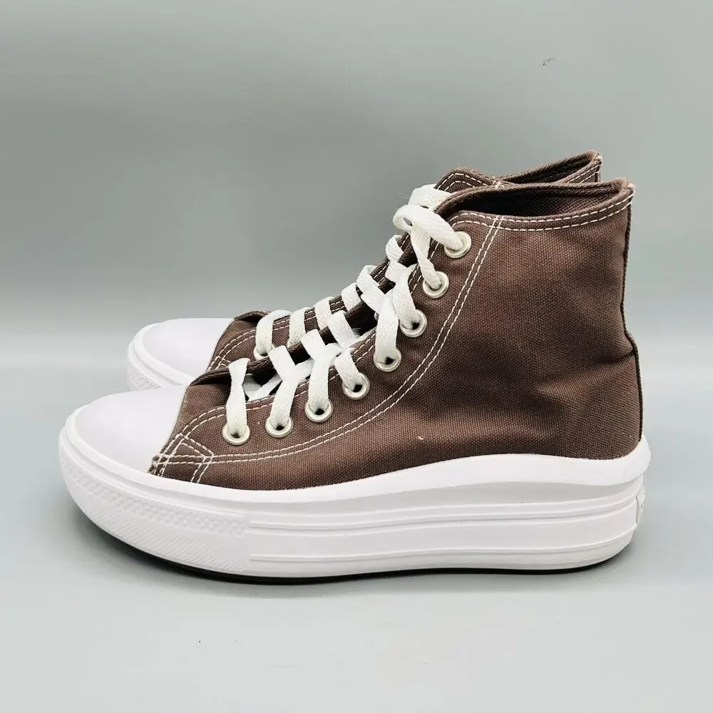 Converse Shoes Womens 6 Brown Chuck Taylor All Star 2 High Top Platform Sneakers